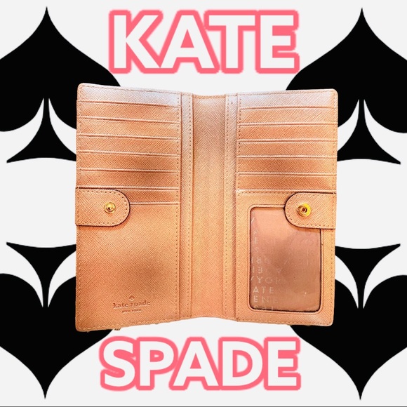 KATE SPADE NY ROSE GOLD LAUREL WAY STACY WALLET - Picture 2 of 11